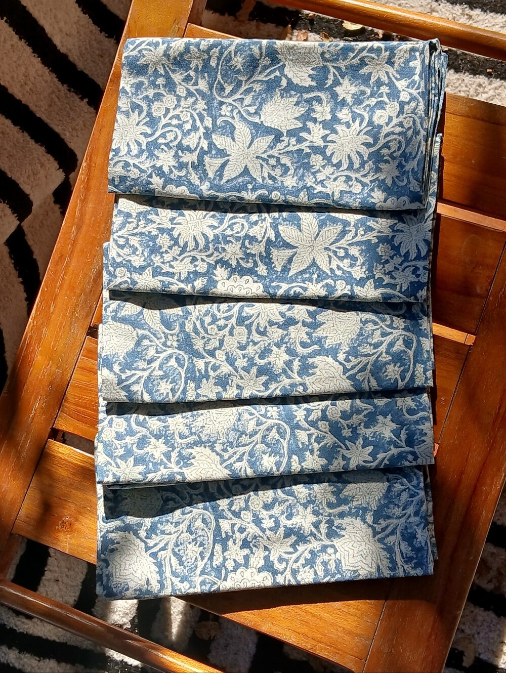 New Beautiful Linen Napkins Set Of 5
